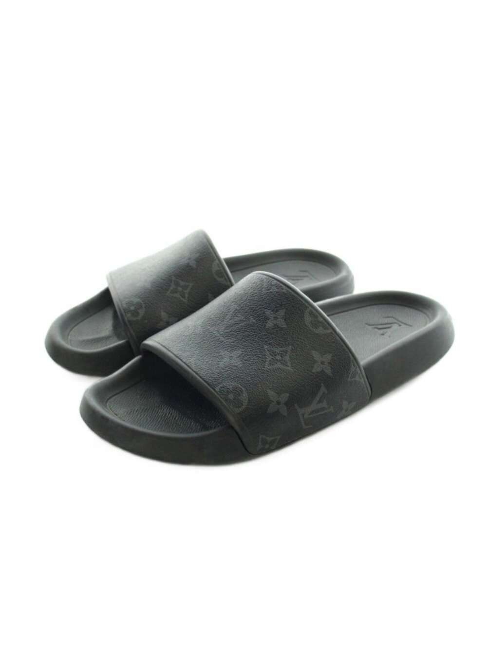 Louis Vuitton Waterfront Line Sandals Monogram Eclipse Pattern Logo 7